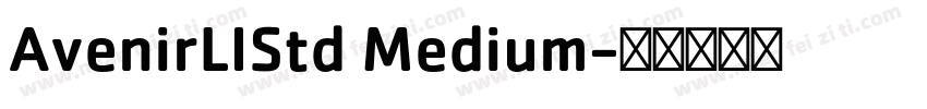 AvenirLIStd Medium字体转换